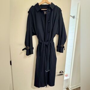 Vintage Burberry’s Trench Coat - Navy Blue